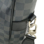 Louis Vuitton Damier Graphite Tadao Tote Business Briefcase 2-Way Black Gray — view 8