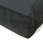 Prada Logo Tote Large Shoulder Bag Nylon Enamel Patent Nero — view 3