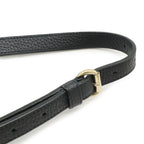 Dior Diorissimo 2-Way Shoulder Bag Crossbody Leather Black Gold — view 5