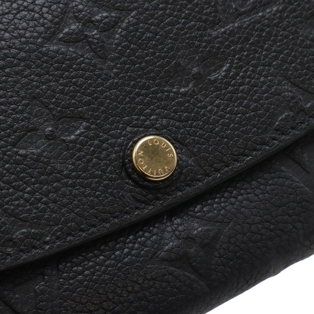 Louis Vuitton Monogram Empreinte Portefeuille Emily Bifold Wallet Noir Black — view 4