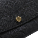 Louis Vuitton Monogram Empreinte Portefeuille Emily Bifold Wallet Noir Black — view 4