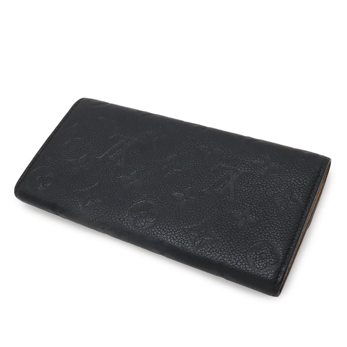 Louis Vuitton Monogram Empreinte Portefeuille Emily Bifold Wallet Noir Black — view 2