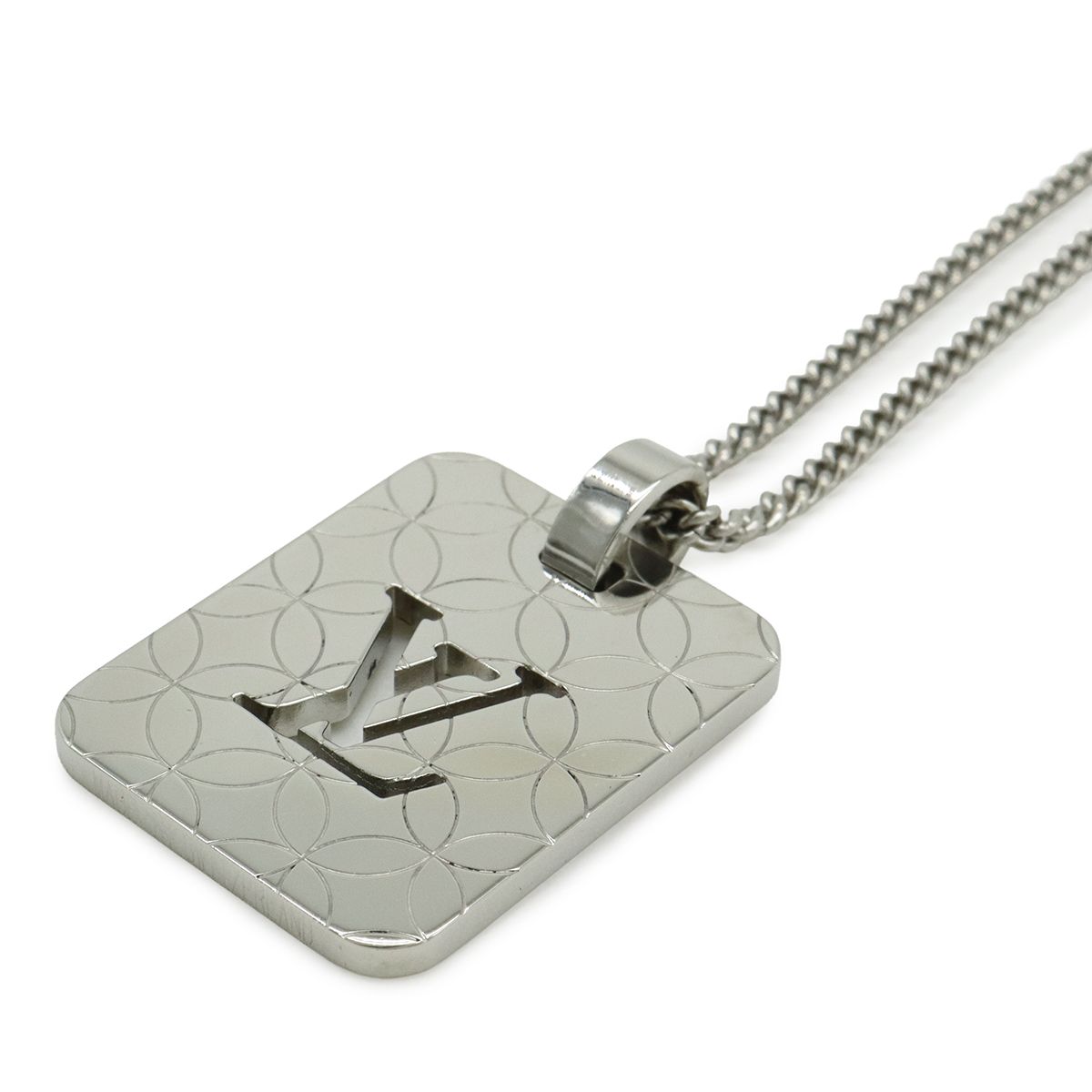 Louis Vuitton Pendentif PM Necklace Pendant Silver — view 3