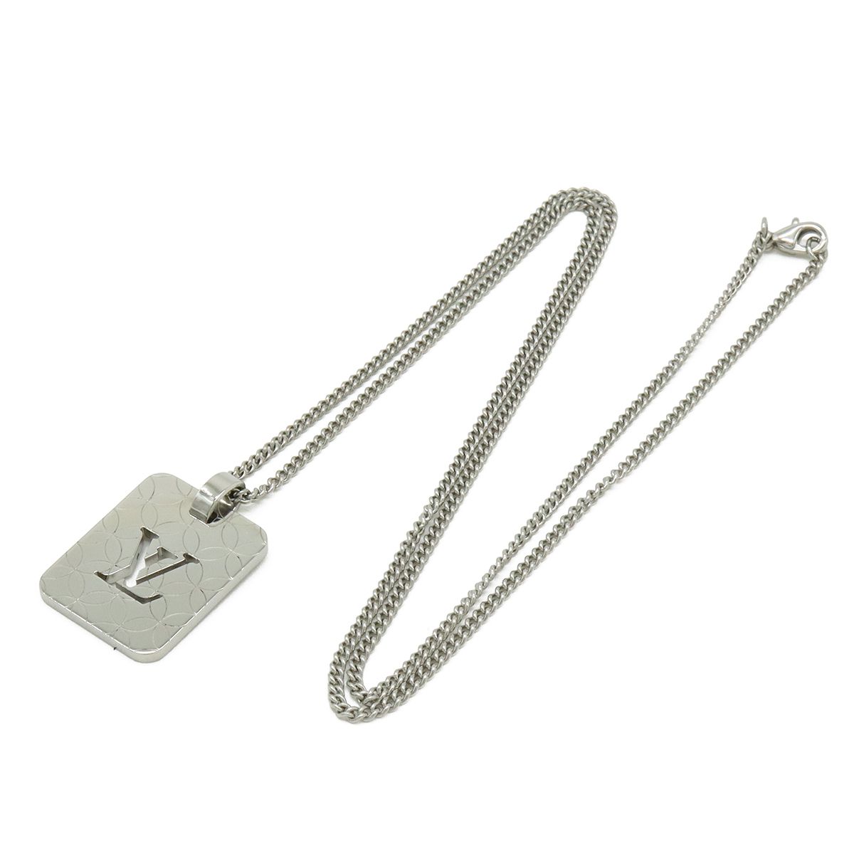 Louis Vuitton Pendentif PM Necklace Pendant Silver — view 2