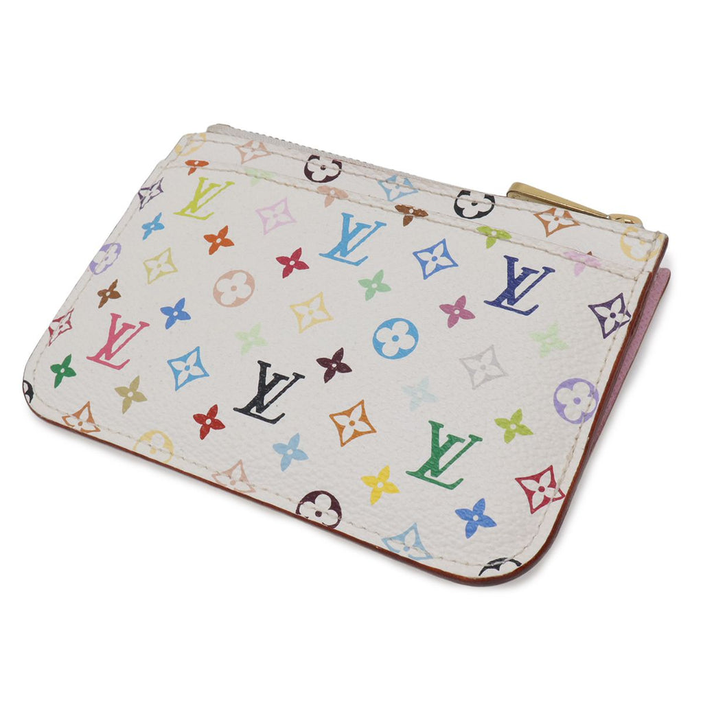 Louis Vuitton Monogram Multicolor Pochette Cles Coin Purse Bron — view 2