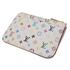 Louis Vuitton Monogram Multicolor Pochette Cles Coin Purse Bron — view 2