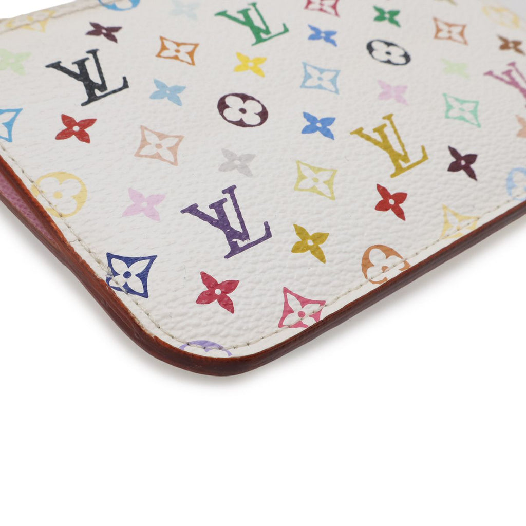 Louis Vuitton Monogram Multicolor Pochette Cles Coin Purse Bron — view 3