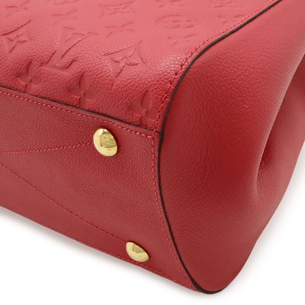 Louis Vuitton Monogram Empreinte Montaigne MM 2-Way Shoulder Bag Dahlia — view 3