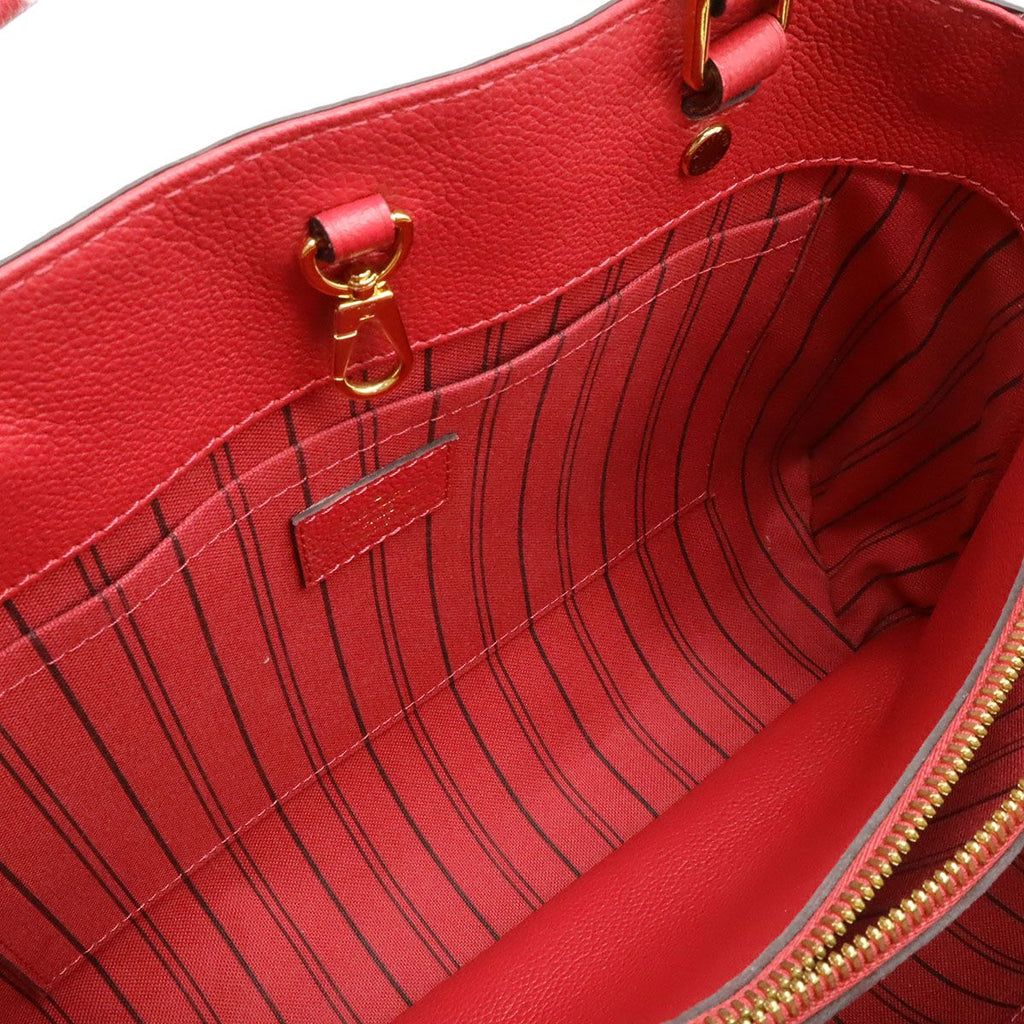 Louis Vuitton Monogram Empreinte Montaigne MM 2-Way Shoulder Bag Dahlia — view 8