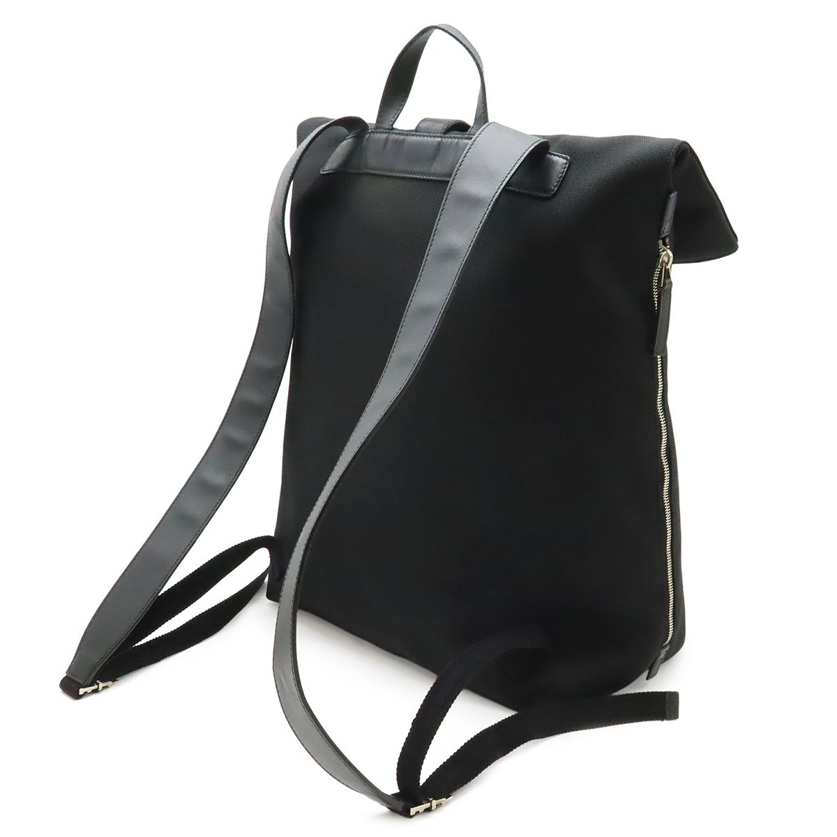 Gucci Band Techno Canvas Webline Sherry Backpack Leather Black Green Red — view 2