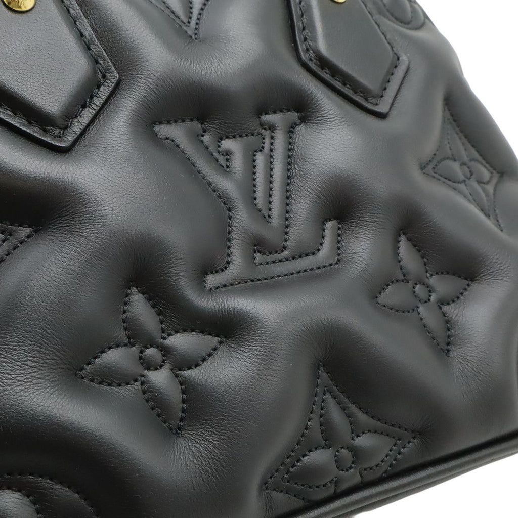 Louis Vuitton Bubble Glam Alma Soft BB Mini Bag 2-Way Noir Black — view 8