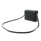 Saint Laurent Paris YSL Monogram Loulou Toy Shoulder Bag Leather Black — view 2