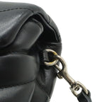 Saint Laurent Paris YSL Monogram Loulou Toy Shoulder Bag Leather Black — view 8