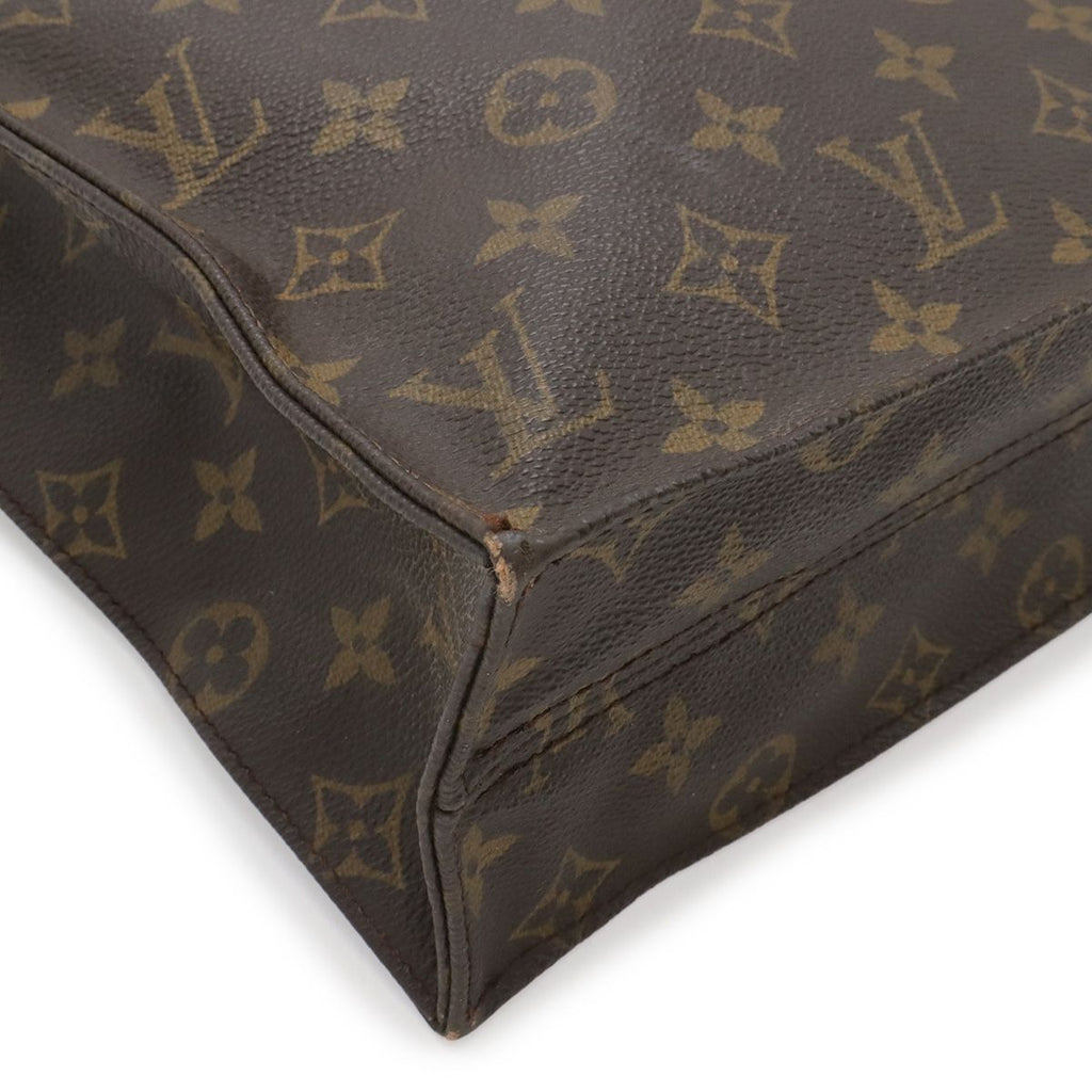 Louis Vuitton Monogram Sac Plato Tote Shopping Business — view 3