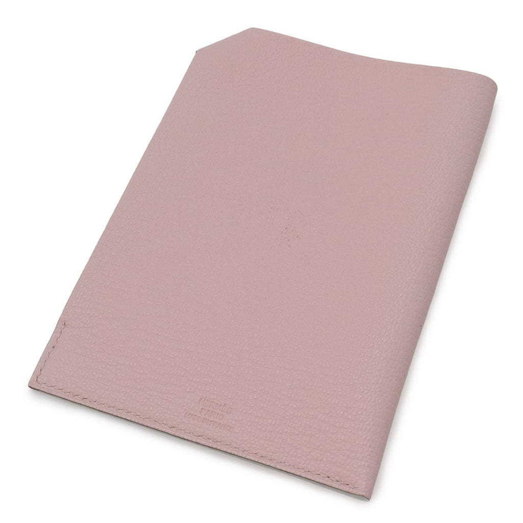 Hermes Tarmac PM Passport Case Cover Chevre Leather Rose Sakura — view 2