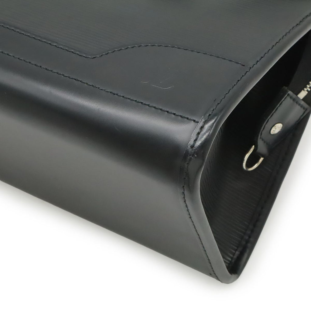 Louis Vuitton Epi Madeleine PM Shoulder Bag Semi Noir Black — view 3