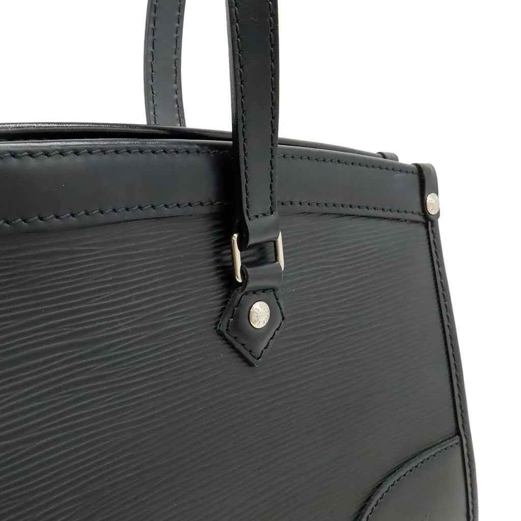 Louis Vuitton Epi Madeleine PM Shoulder Bag Semi Noir Black — view 7