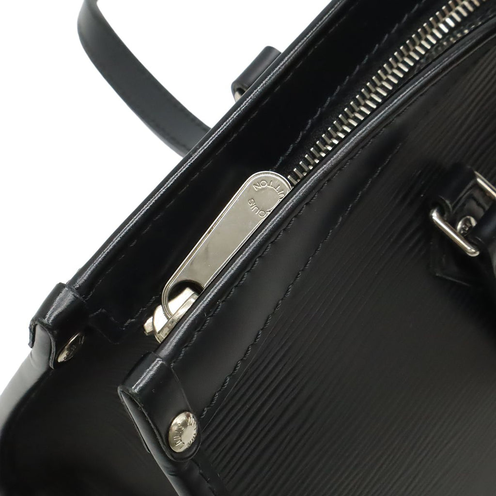 Louis Vuitton Epi Madeleine PM Shoulder Bag Semi Noir Black — view 5