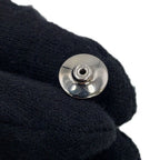 Hermes Brooch Cheval Brown Silver Metal — view 5