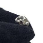Hermes Brooch Cheval Brown Silver Metal — view 6