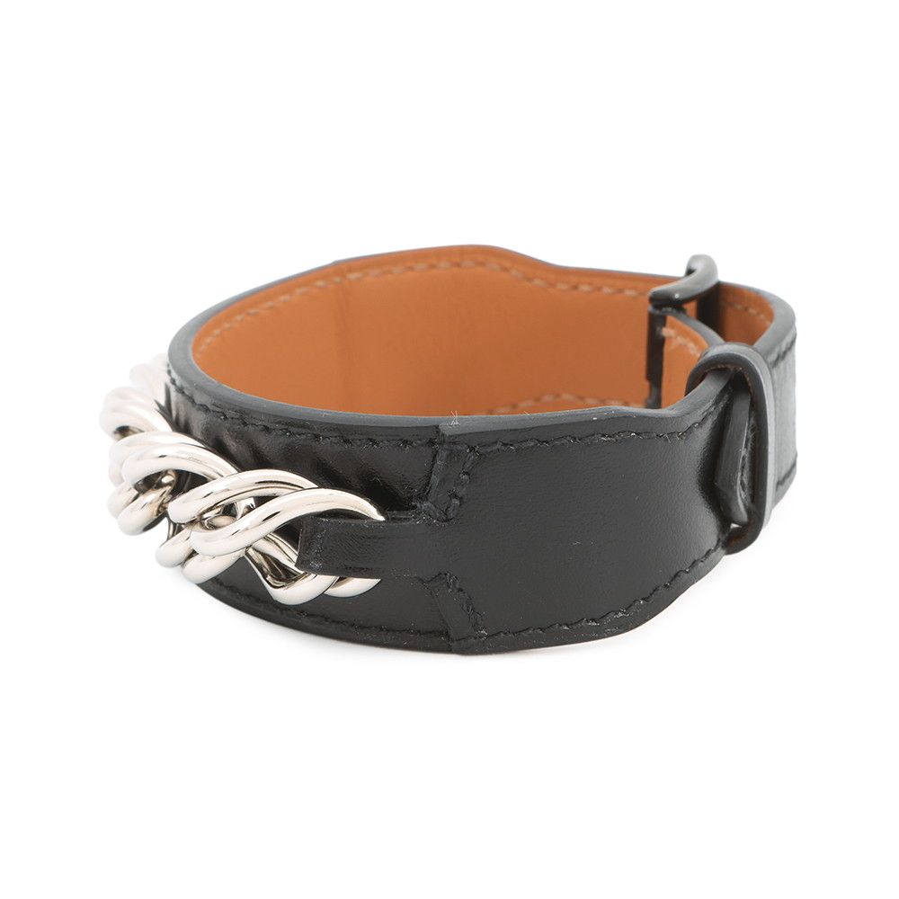 Hermes Bracelet Leni Black Silver — view 2