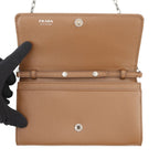 Prada Chain Wallet Saffiano Logo — view 5