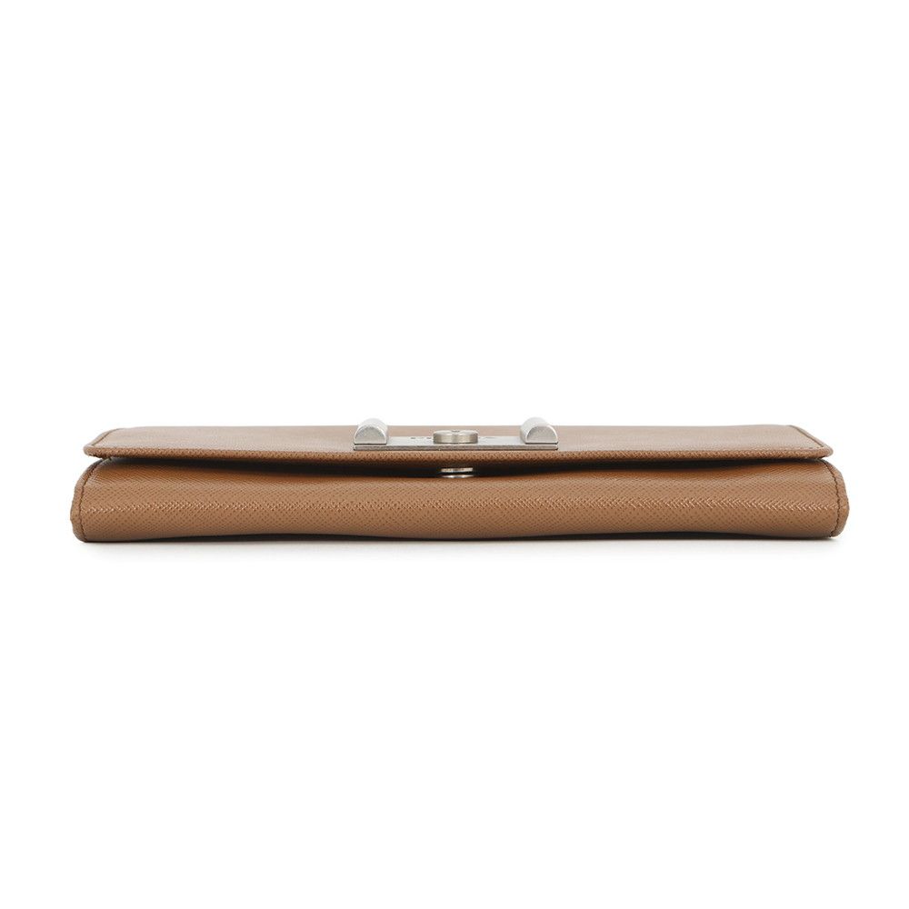 Prada Chain Wallet Saffiano Logo — view 3