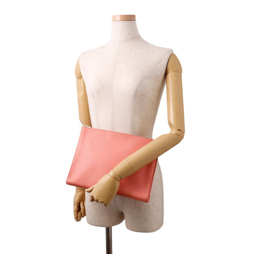 Hermes Pouch Zip Ando Roseuete Silver Roseate — view 4