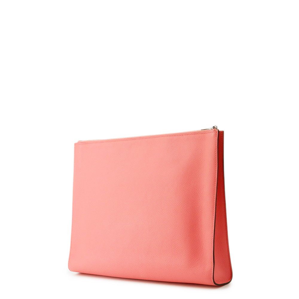 Hermes Pouch Zip Ando Roseuete Silver Roseate — view 2