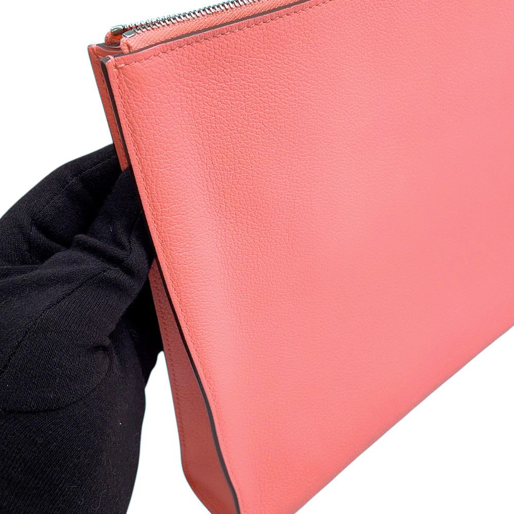 Hermes Pouch Zip Ando Roseuete Silver Roseate — view 6