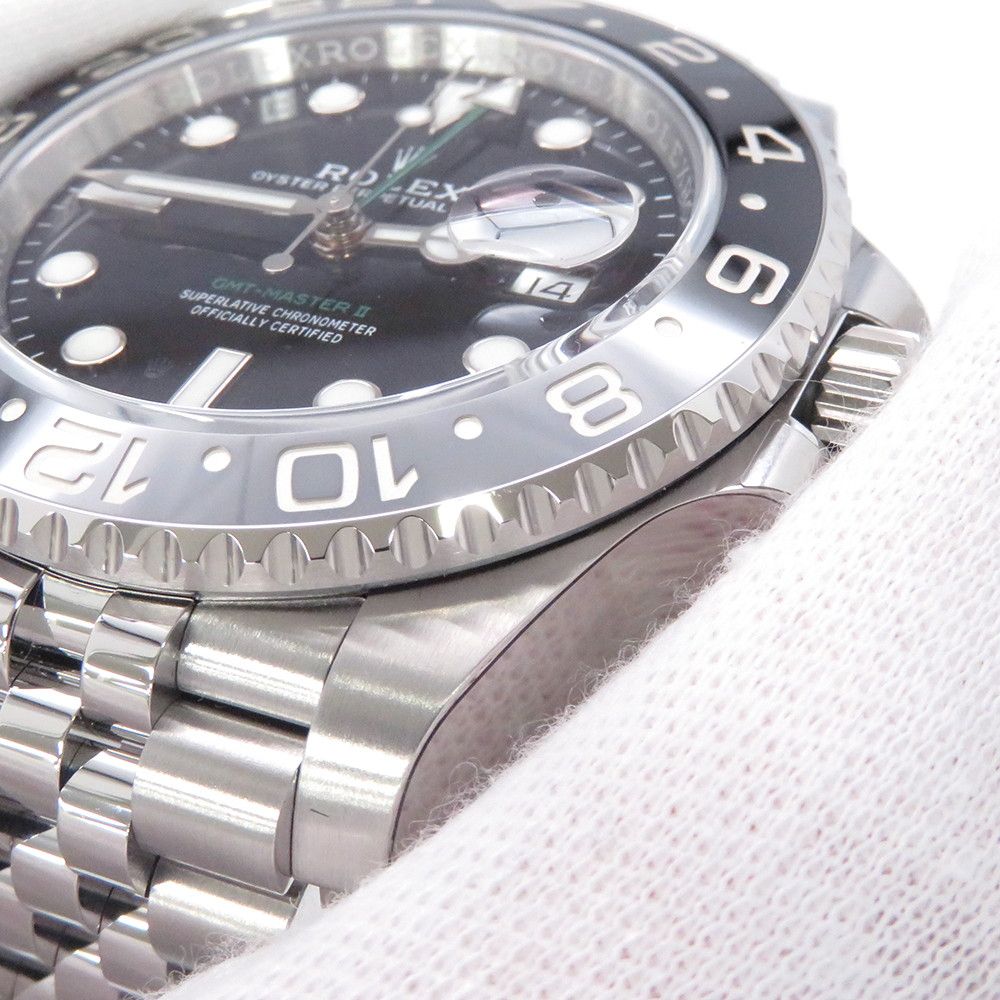Rolex Gmt Master 2 Roulette Watch Black Dial — view 4