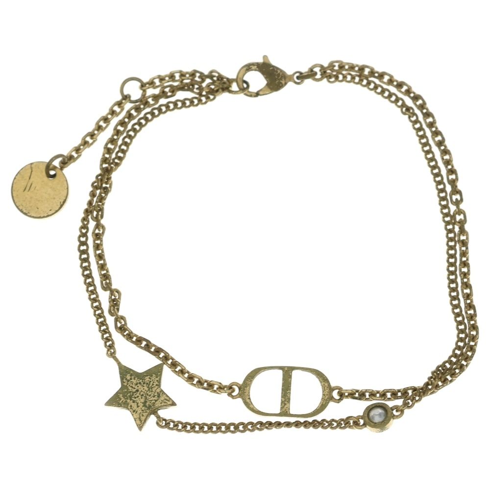 Dior Logo Lightstone Bracelet Star Gold — view 2