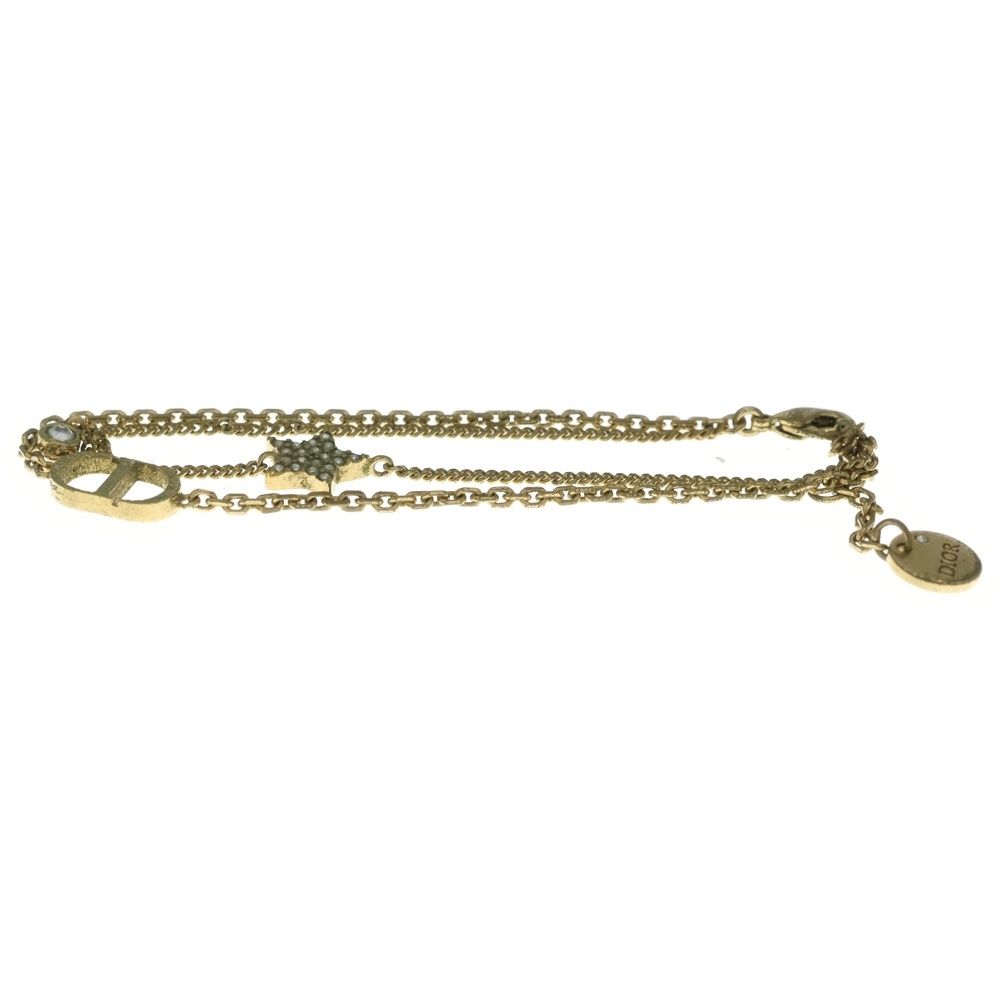 Dior Logo Lightstone Bracelet Star Gold — view 4