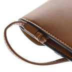 Celine Sunglasses Case Mini Shoulder Bag Brown Leather — view 6