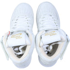 Louis Vuitton Air Force 1 Mid Monogram Leather Cut Sneakers — view 4