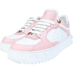 Louis Vuitton Time Out Sneaker Monogram Low Cut Sneakers Pink White — view 2