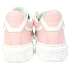 Louis Vuitton Time Out Sneaker Monogram Low Cut Sneakers Pink White — view 3