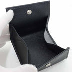 Prada Saffiano Triangle Coin Purse Black — view 5