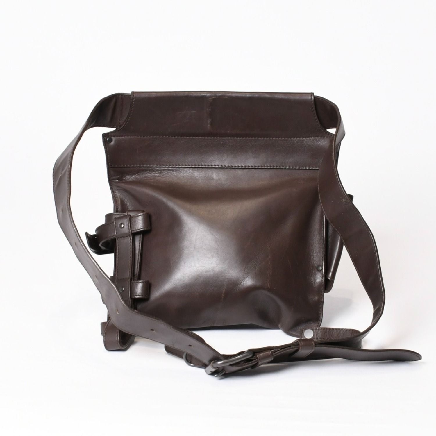 Bottega Veneta Intrecciato Waist Bag Brown Leather Antique — view 2