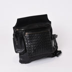 Bottega Veneta Intrecciato 2-Way Belt Bag Black Calfskin Gunmetal — view 3