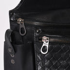 Bottega Veneta Intrecciato 2-Way Belt Bag Black Calfskin Gunmetal — view 5