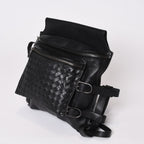 Bottega Veneta Intrecciato 2-Way Belt Bag Black Calfskin Gunmetal — view 4