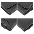 Prada Saffiano Black Pink Leather Wallet — view 7