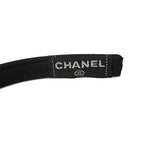 Chanel Ribbon Headband Satin Black Hair — view 4