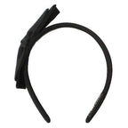 Chanel Ribbon Headband Satin Black Hair — view 2