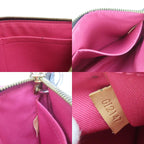 Louis Vuitton Shoulder Bag Loretta Monogram Leather Hot Pink Brown — view 8