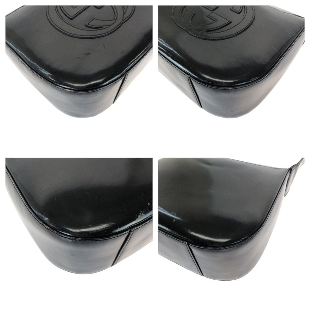 Gucci Interlocking Black Enamel 007 Shoulder Bag — view 3