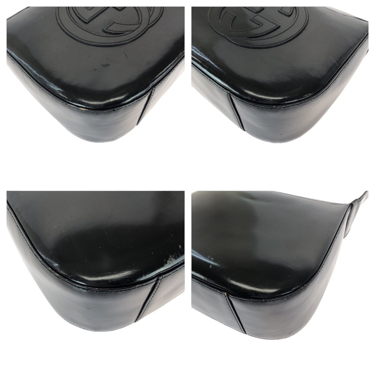 Gucci Interlocking Black Enamel 007 Shoulder Bag — view 3