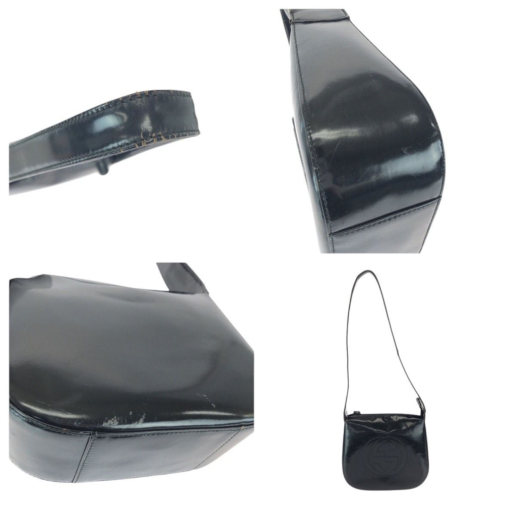 Gucci Interlocking Black Enamel 007 Shoulder Bag — view 6