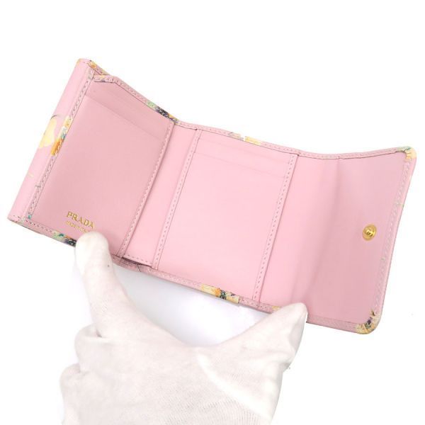 Prada Saffiano Triangle Wallet — view 3